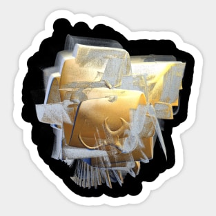 Gold and Silver Sticker